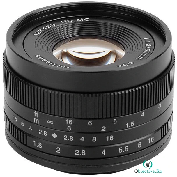 7Artisans Obiectiv Manual 7Artisans 50mm F1.8 APS-C pentru Sony E-mount
