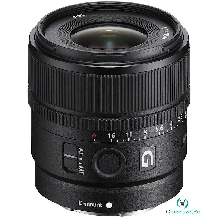 Sony Obiectiv Sony, montura E, 15mm, F1.4 G, Negru