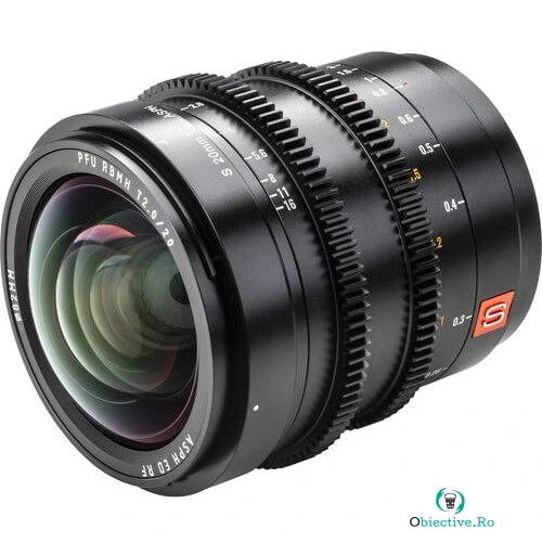 Viltrox Obiectiv manual Viltrox 20mm T2.0 Cinematic MF Wide pentru Sony NEX E-Mount la 2,095.48 lei ron