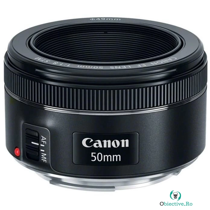Canon Obiectiv foto Canon EF 50mm/ F1.8 STM la 784.52 lei ron